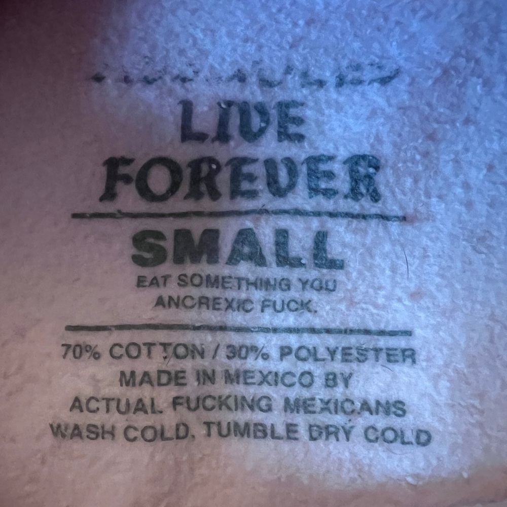 A$$holes Live Forever Pink Leopard Print Hoodie - Picture 5 of 5